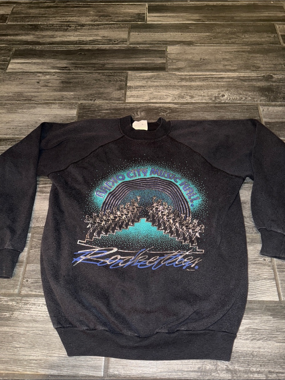 Vintage river city music hall Rockettes Graphic Crewneck Sweatshirt